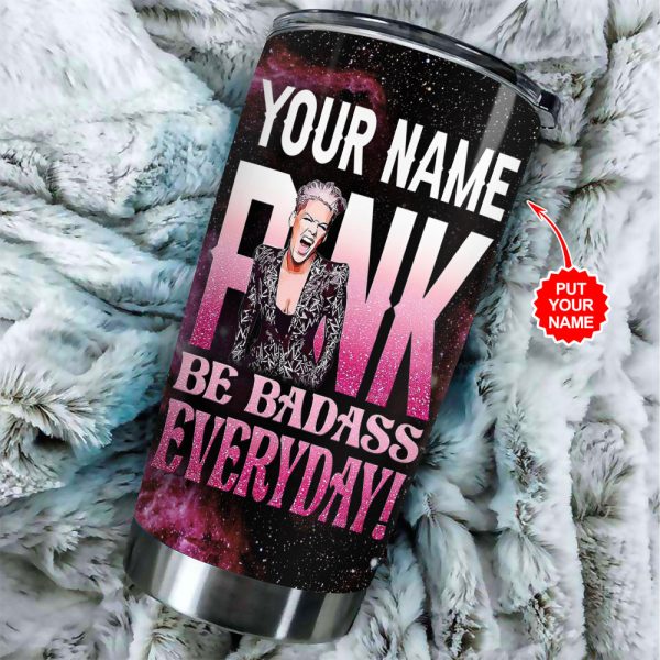 Personalized P!nk Tumbler Cup - GNE 045