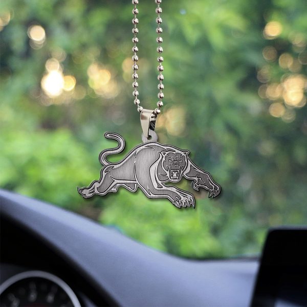 Penrith Panthers Custom Shape 2-sided Acrylic Car Ornament - TANTN 4943