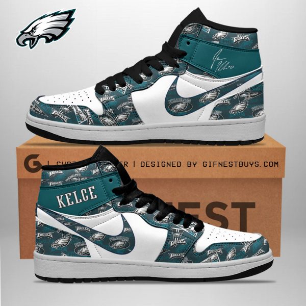 Philadelphia Eagles AJ 1 Sneaker - TANTN 4834