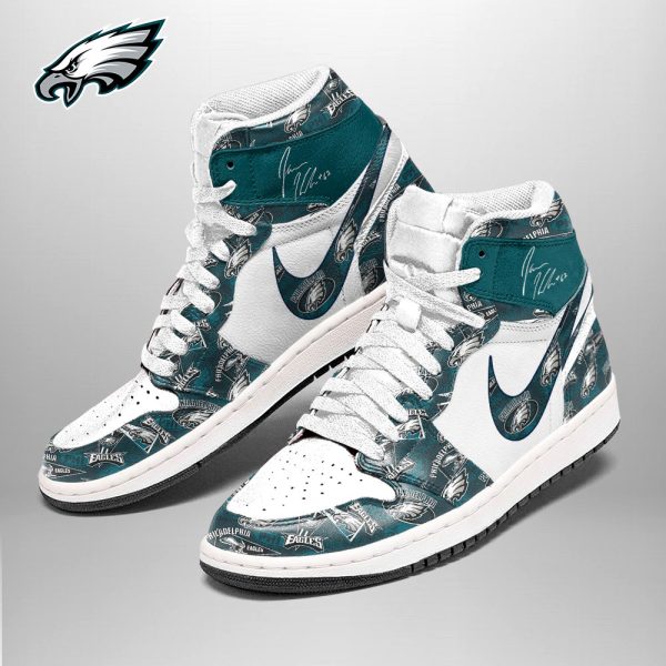 Philadelphia Eagles AJ 1 Sneaker - TANTN 4834