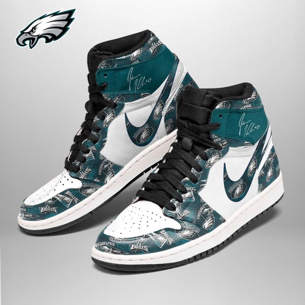 Philadelphia Eagles AJ 1 Sneaker - TANTN 4834