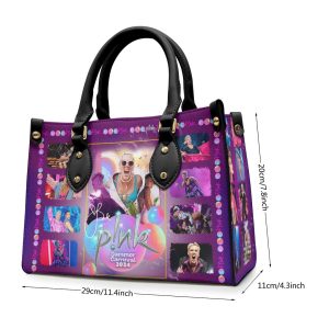 P!nk Leather HandBag - VANDH 2607