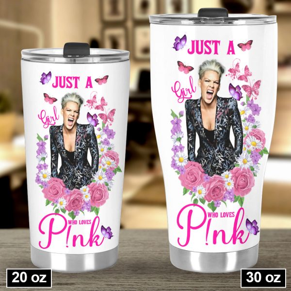 Personalized P!nk Tumbler Cup - VANDH 2535