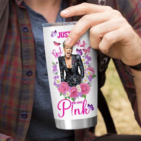Personalized P!nk Tumbler Cup - VANDH 2535