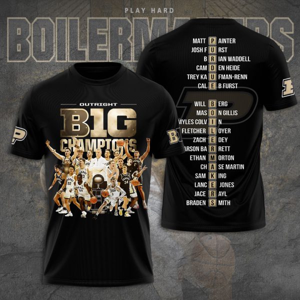 Purdue Boilermakers Men's Basketball 3D Apparel - TANTN 5016