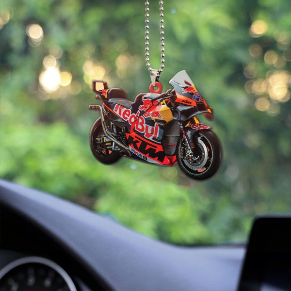 Red Bull KTM Racing Team Custom Shape 1-sided Acrylic Car Ornament - HOATT 4416