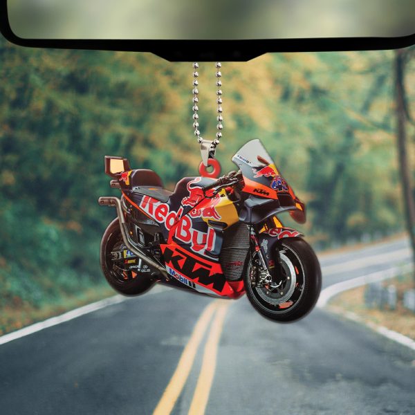 Red Bull KTM Racing Team Custom Shape 1-sided Acrylic Car Ornament - HOATT 4416
