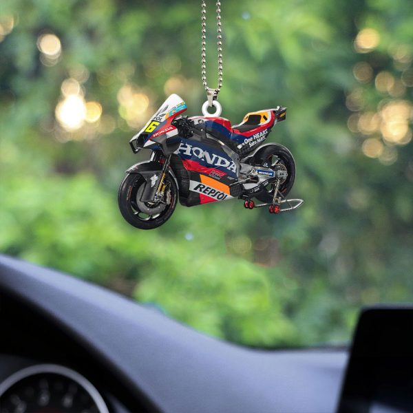 Repsol Honda Racing Team Custom Shape 1-sided Acrylic Car Ornament - HOATT 4406