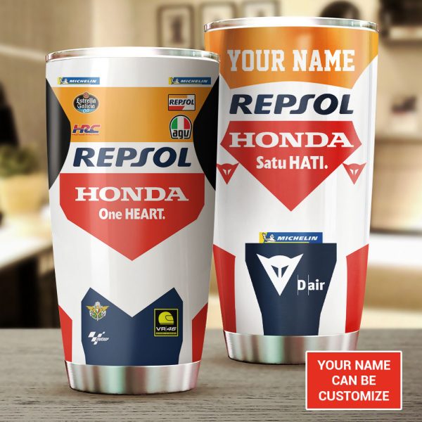 Personalized Repsol Honda Racing Team Tumbler Cup - TANTN 5517