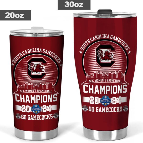 South Carolina Gamecocks Women's Basketball Tumbler Cup - TANTN 4934
