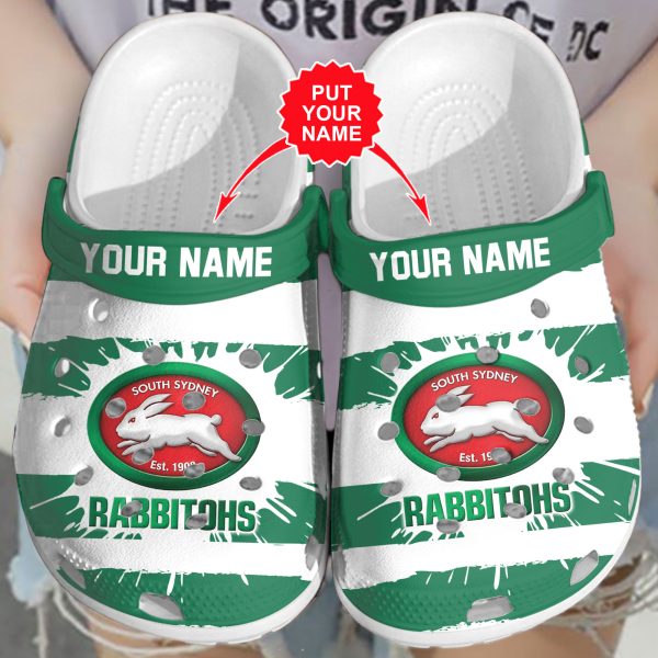 Personalized South Sydney Rabbitohs Custom Crocs - VANDH 2566