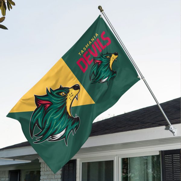 Tasmania Devils FC 3D House Flag - VANDH 2652