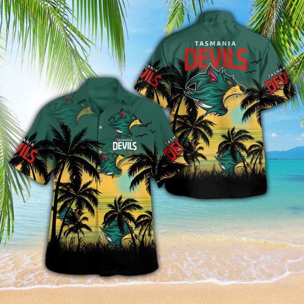 Tasmania Devils FC 3D Hawaii Shirt - VANDH 2645