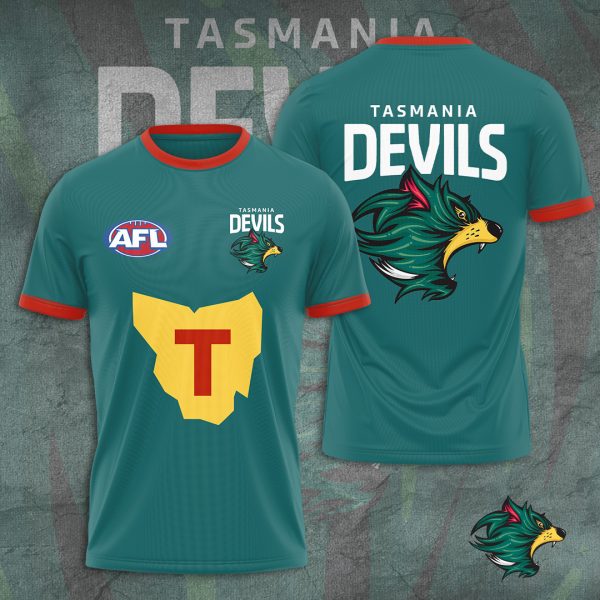 Tasmania Devils FC 3D Apparel - TANTN 5529