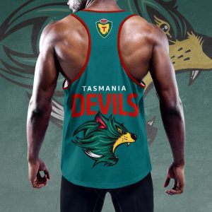 Tasmania Devils FC Y-Back Muscle Tank Top - VANDH 2639