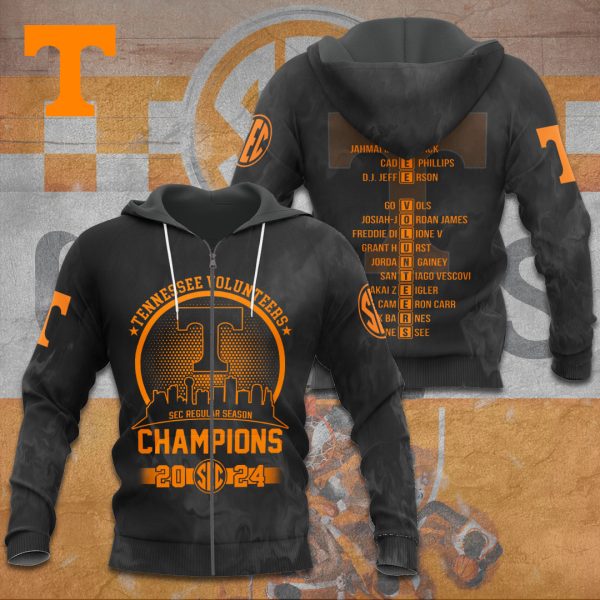 Tennessee Volunteers Men's Basketball 3D Apparel - TANTN 5006