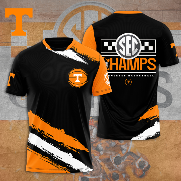 Tennessee Volunteers Men's Basketball 3D Apparel - TANTN 5009