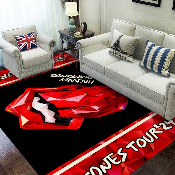 The Rolling Stones Rectangular Rug - MAITM 5927