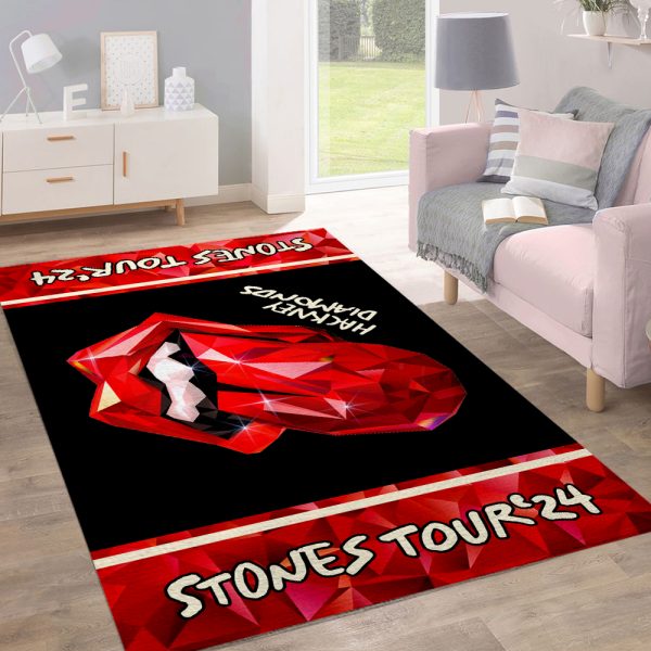 The Rolling Stones Rectangular Rug - MAITM 5927