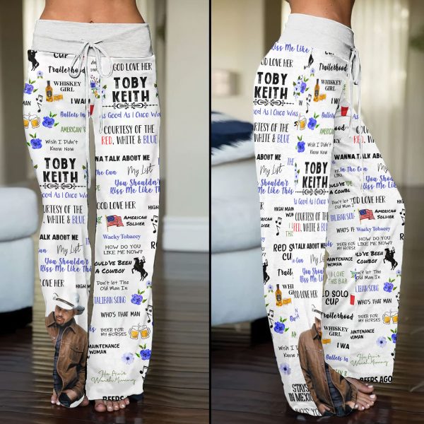 Toby Keith High-Waisted Straight-Leg Trousers - HOATT 4397