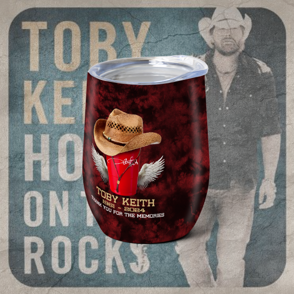 Toby Keith Wine Tumbler - TANTN 5570