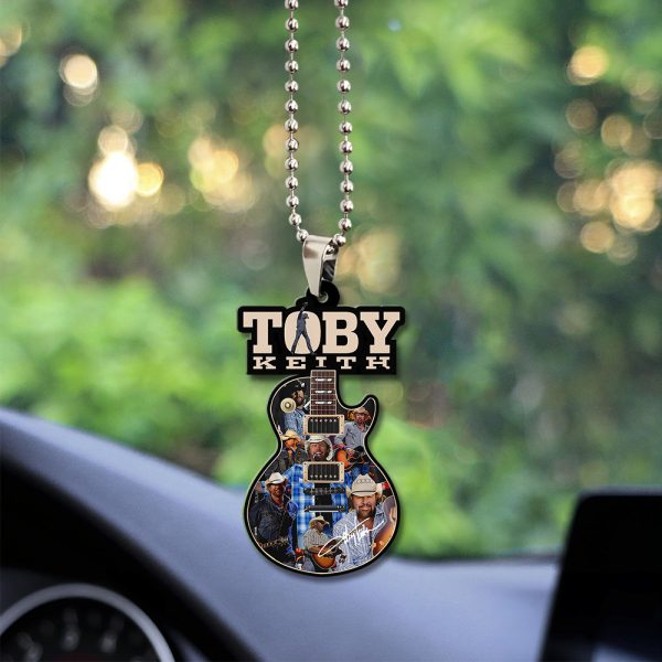 Toby Keith Custom Shape 2-sided Acrylic Car Ornament - TANTN 5617
