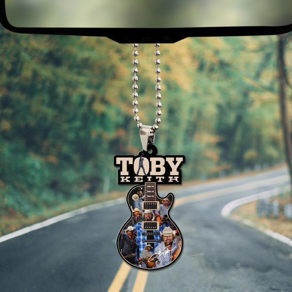 Toby Keith Custom Shape 2-sided Acrylic Car Ornament - TANTN 5617