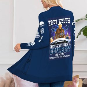 Toby Keith x Dallas Cowboys Women’s Patch Pocket Cardigan – MAITM 6247