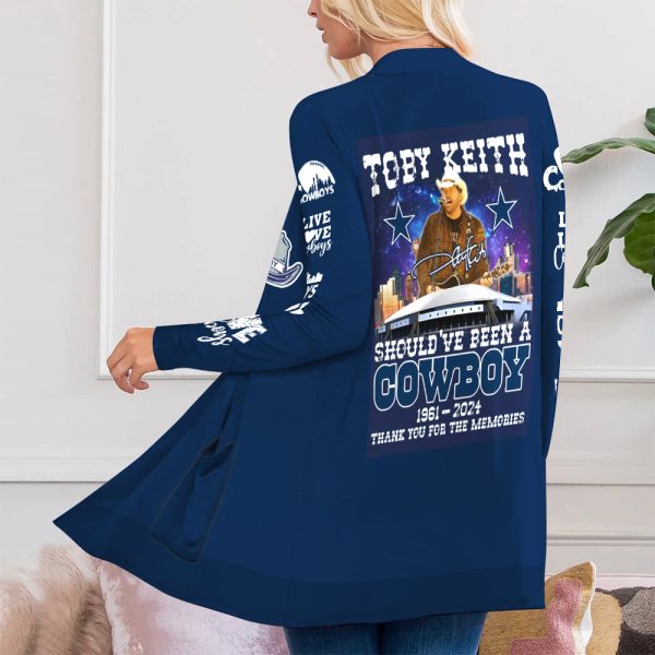 Toby Keith x Dallas Cowboys Women’s Patch Pocket Cardigan – MAITM 6247