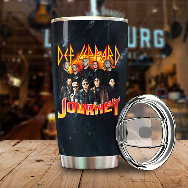Def Leppard x Journey Tumbler Cup - HUANNM 4864