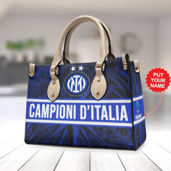 Personalized Inter Milan FC Leather HandBag - MAITM 6580