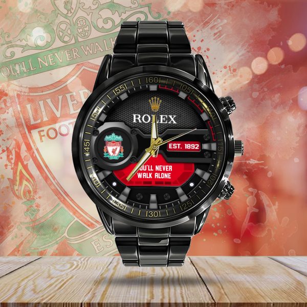 Liverpool FC x Rolex Black Stainless Steel Watch - MAITM 6443