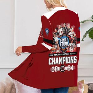 South Carolina Gamecocks Women's Basketball Women's Patch Pocket Cardigan - HUANNM 4681