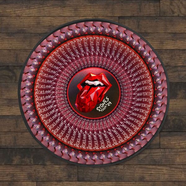 The Rolling Stones Foldable Round Rug - MAITM 6598