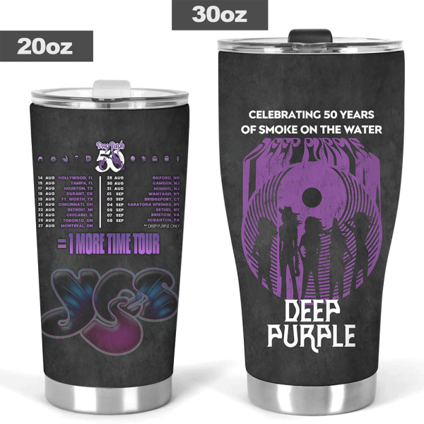 Deep Purple Tumbler Cup – HUANNM 4700