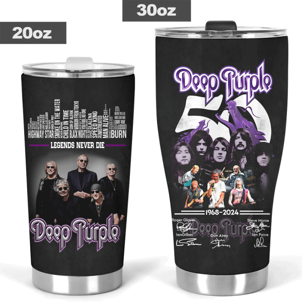 Deep Purple Tumbler Cup - HUANNM 4861