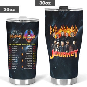 Def Leppard x Journey Tumbler Cup - HUANNM 4864