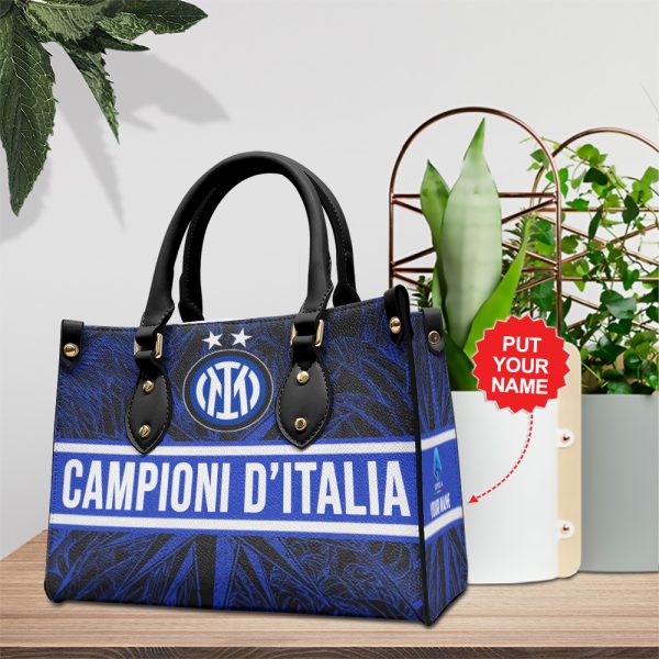 Personalized Inter Milan FC Leather HandBag - MAITM 6580