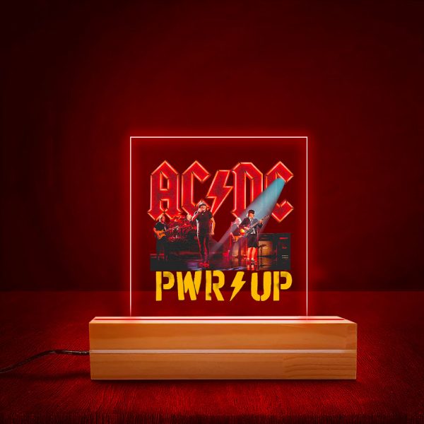 Rock Music Led Light with Wooden Base (7 Colors) - MAITM 6270