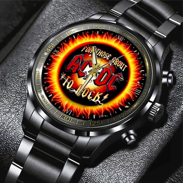 Rock Music Black Stainless Steel Watch - GNE 349