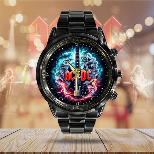 Rock Music Black Stainless Steel Watch - GNE 355