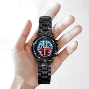 Rock Music Black Stainless Steel Watch - GNE 355