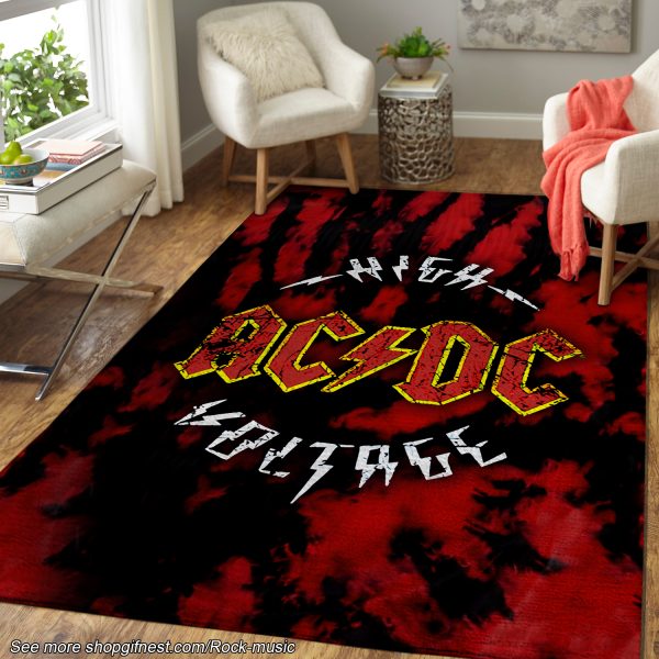 Rock Music Rectangular Rug - HUANNM 1188