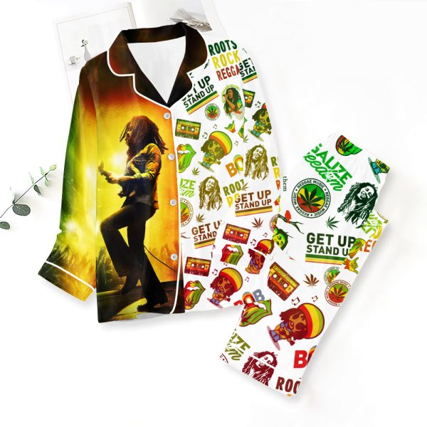 Bob Marley Button Down Pajamas Set – ANHNV 4135