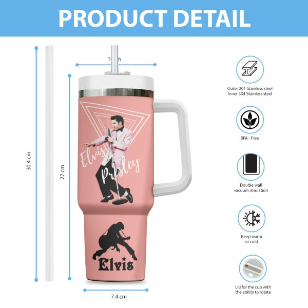 Elvis Presley 40oz Stanley Tumbler - ANHNV 4190