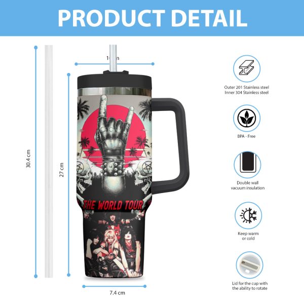 Mötley Crüe 40oz Stanley Tumbler - ANHNV 4227