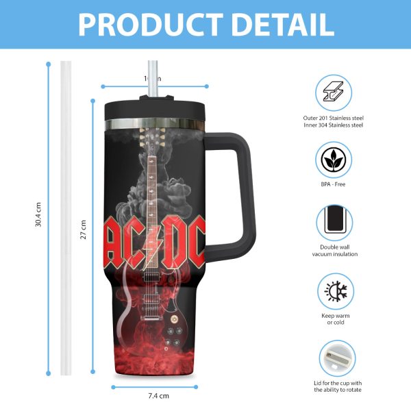 Rock Music 40oz Stanley Tumbler - ANHNV 4352