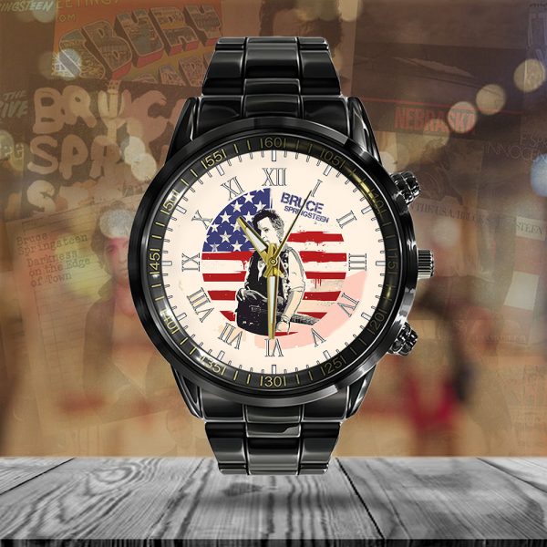 Bruce Springsteen Black Stainless Steel Watch - ANHNV 4353