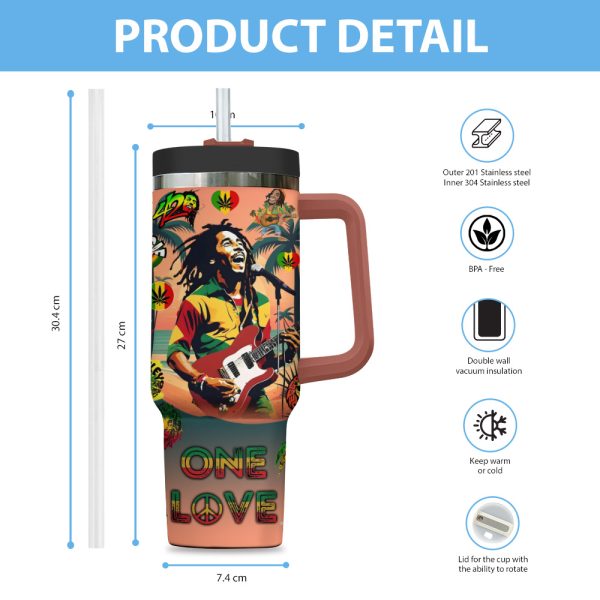 Bob Marley 40oz Stanley Tumbler - ANHNV 4586