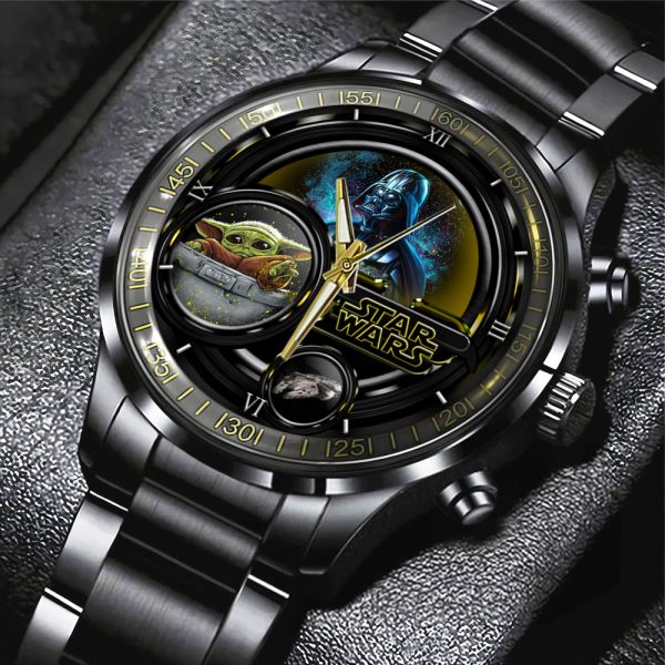 Star Wars Black Stainless Steel Watch - VANDH 2747